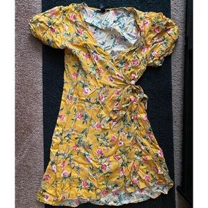 Yellow Floral Dress